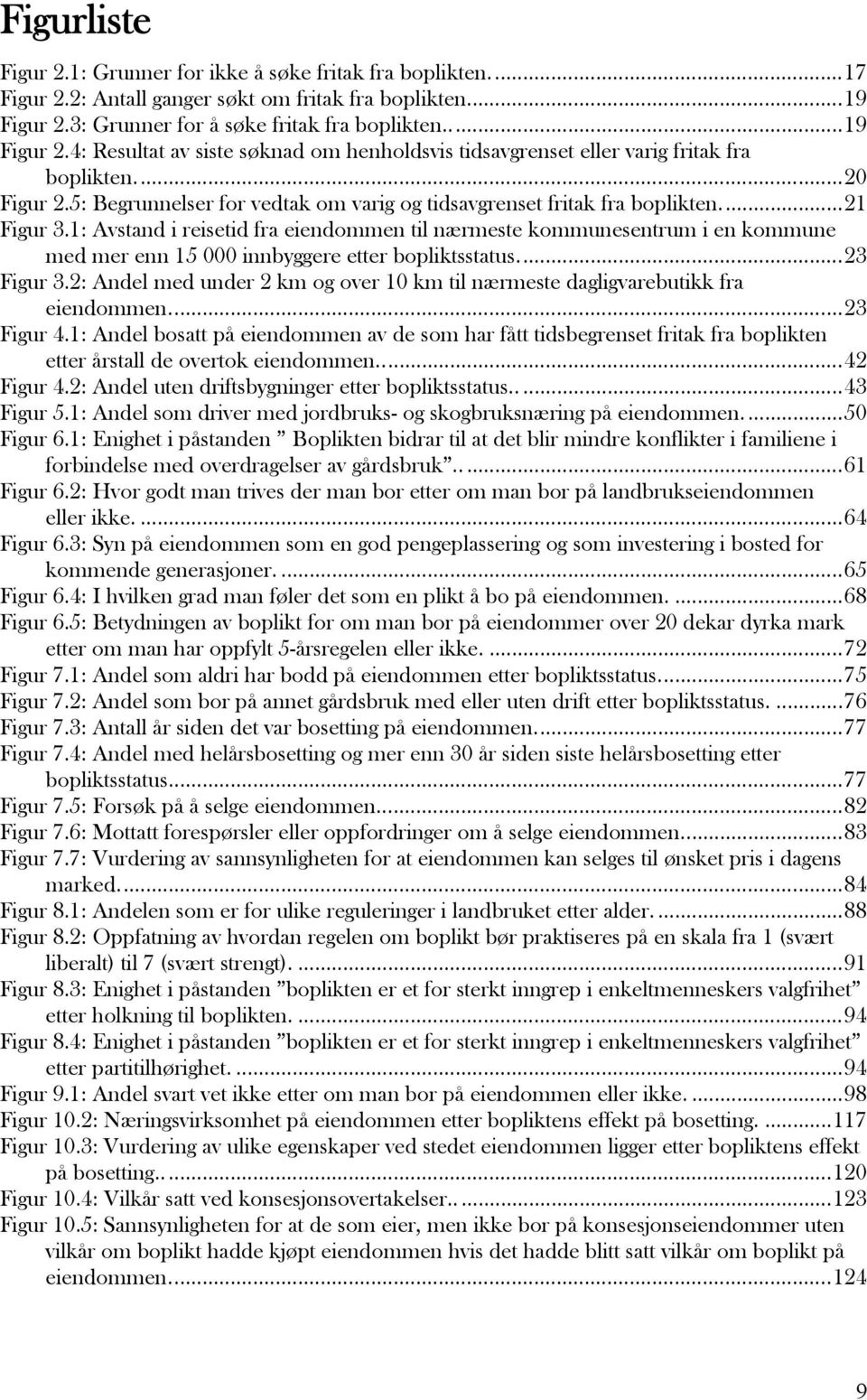 5: Begrunnelser for vedtak om varig og tidsavgrenset fritak fra boplikten...21 Figur 3.