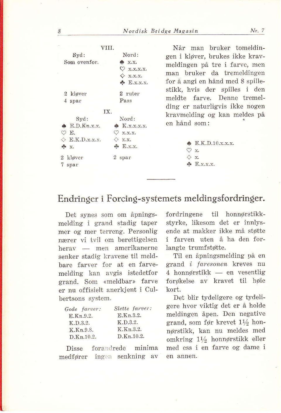 I)enne tremeldiug er nåturligvis ikke nogen kra\,mcldins og kån neldes på cn hånd som: I + E.K.D.1(j.x.