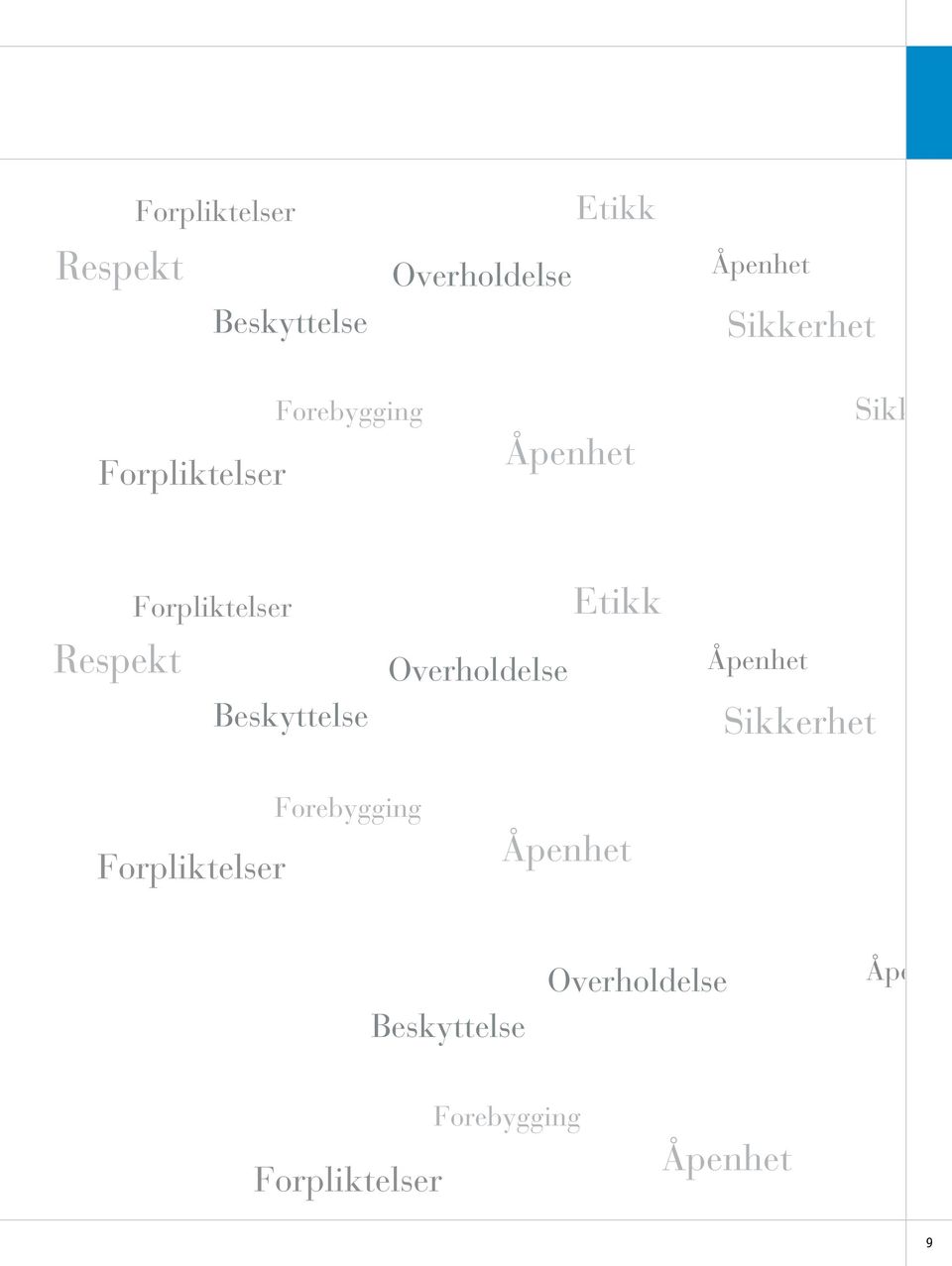 Forebygging Beskyttelse Overholdelse Åpenhe