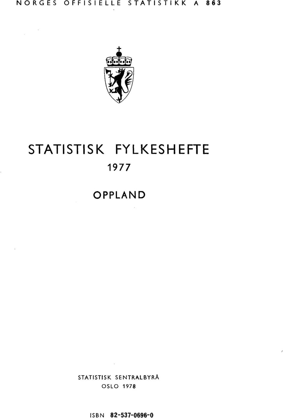 1977 OPPLAND STATISTISK