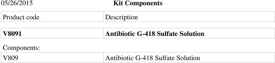 Description Antibiotic G-418