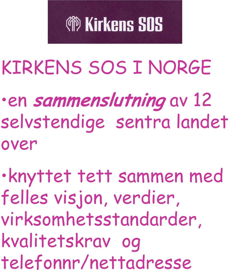 sammen med felles visjon, verdier,