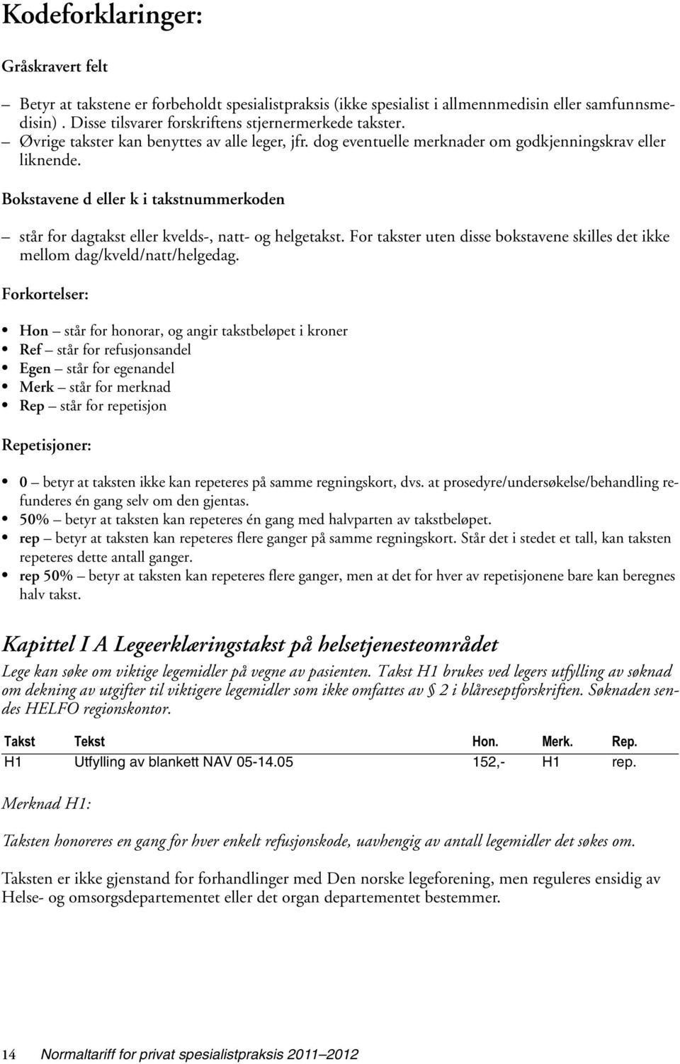 Bokstavene d eller k i takstnummerkoden står for dagtakst eller kvelds-, natt- og helgetakst. For takster uten disse bokstavene skilles det ikke mellom dag/kveld/natt/helgedag.