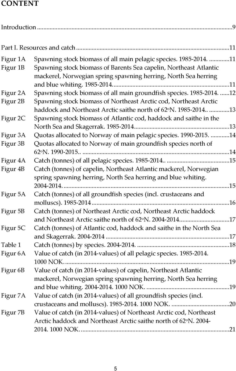 ...11 Figur 2A Spawning stock biomass of all main groundfish species. 1985-214.