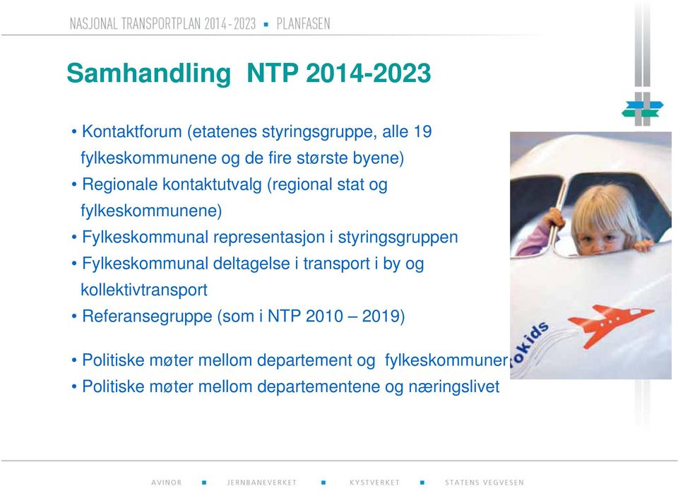 styringsgruppen Fylkeskommunal deltagelse i transport i by og kollektivtransport Referansegruppe (som i NTP