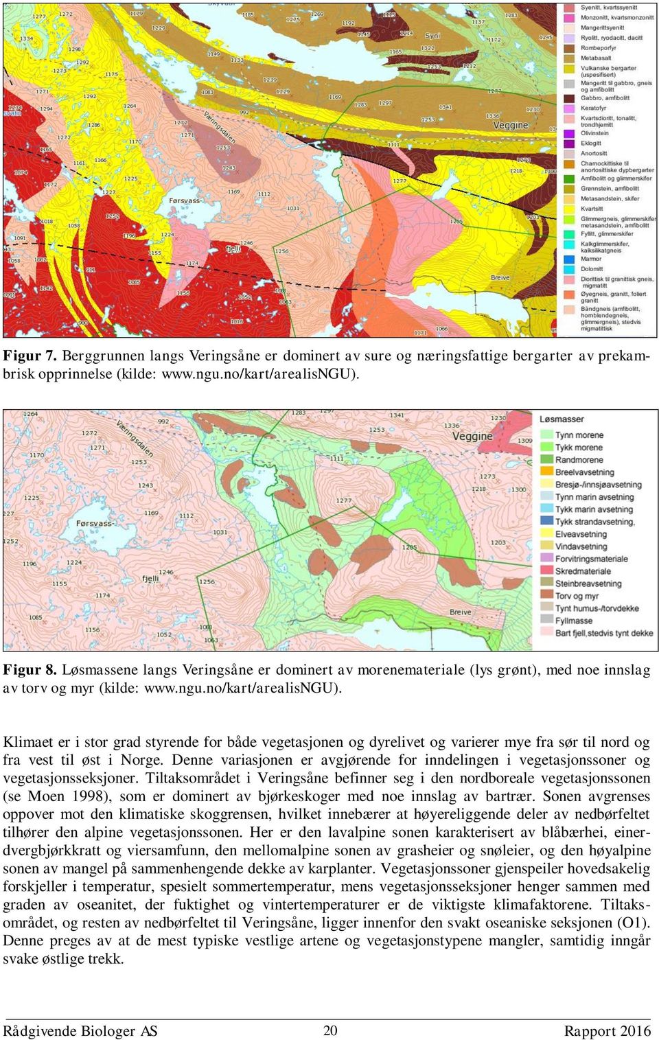 Klimaet er i stor grad styrende for både vegetasjonen og dyrelivet og varierer mye fra sør til nord og fra vest til øst i Norge.