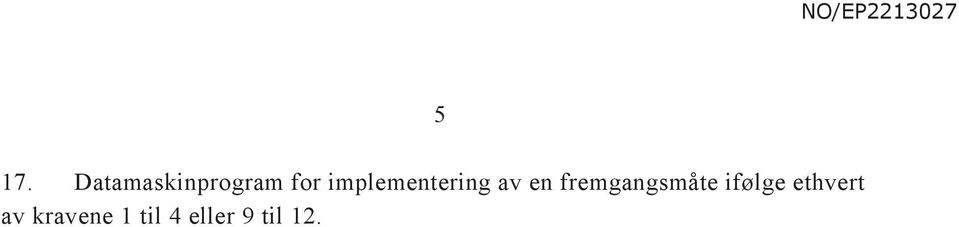 fremgangsmåte ifølge