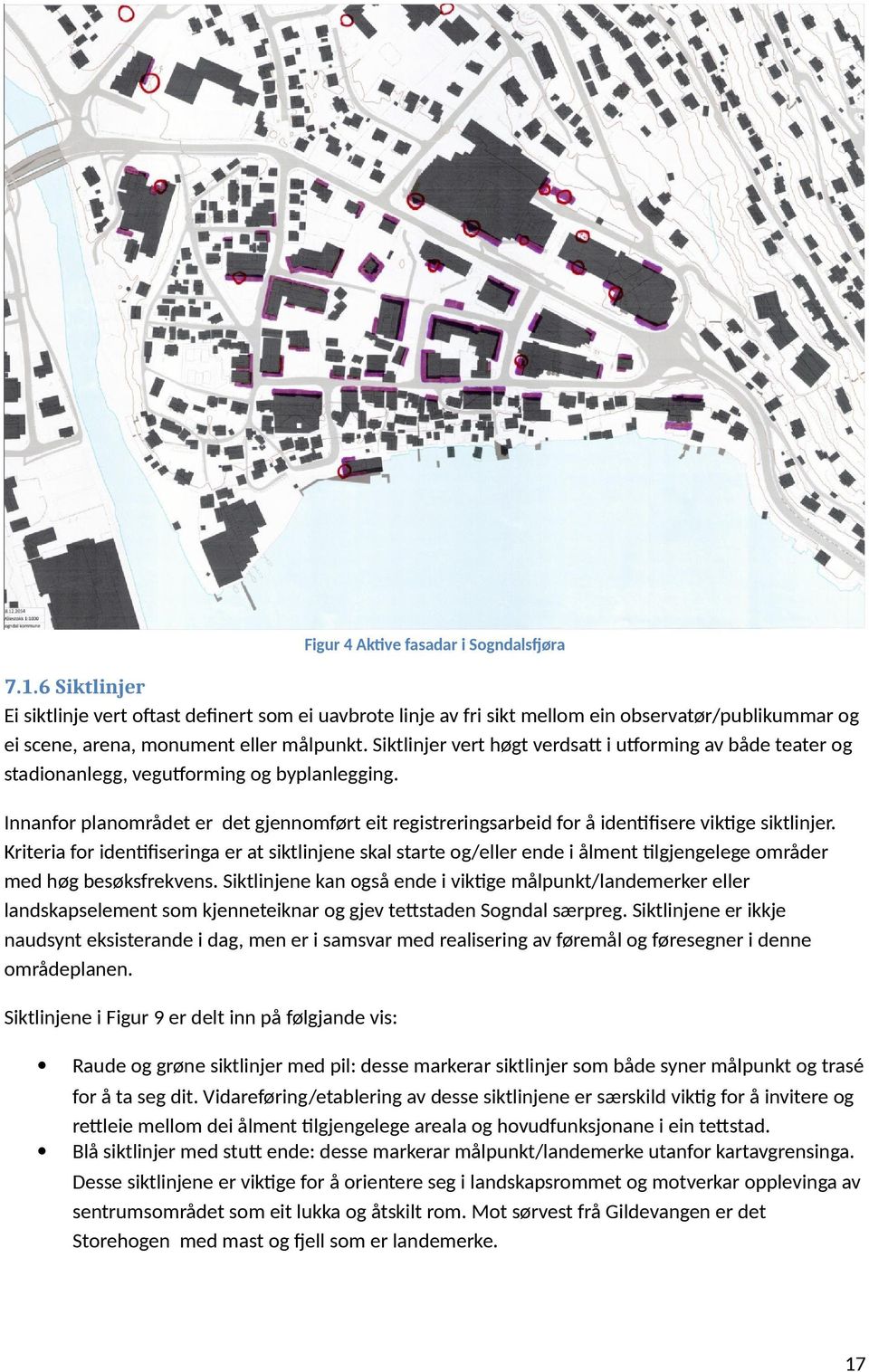 Siktlinjer vert høgt verdsatt i utforming av både teater og stadionanlegg, vegutforming og byplanlegging.