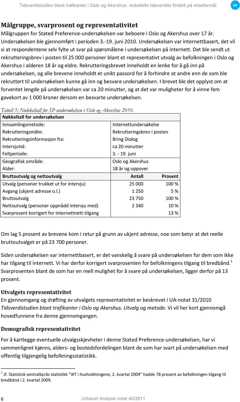 Det ble sendt ut rekrutteringsbrev i posten til 25 000 personer blant et representativt utvalg av befolkningen i Oslo og Akershus i alderen 18 år og eldre.