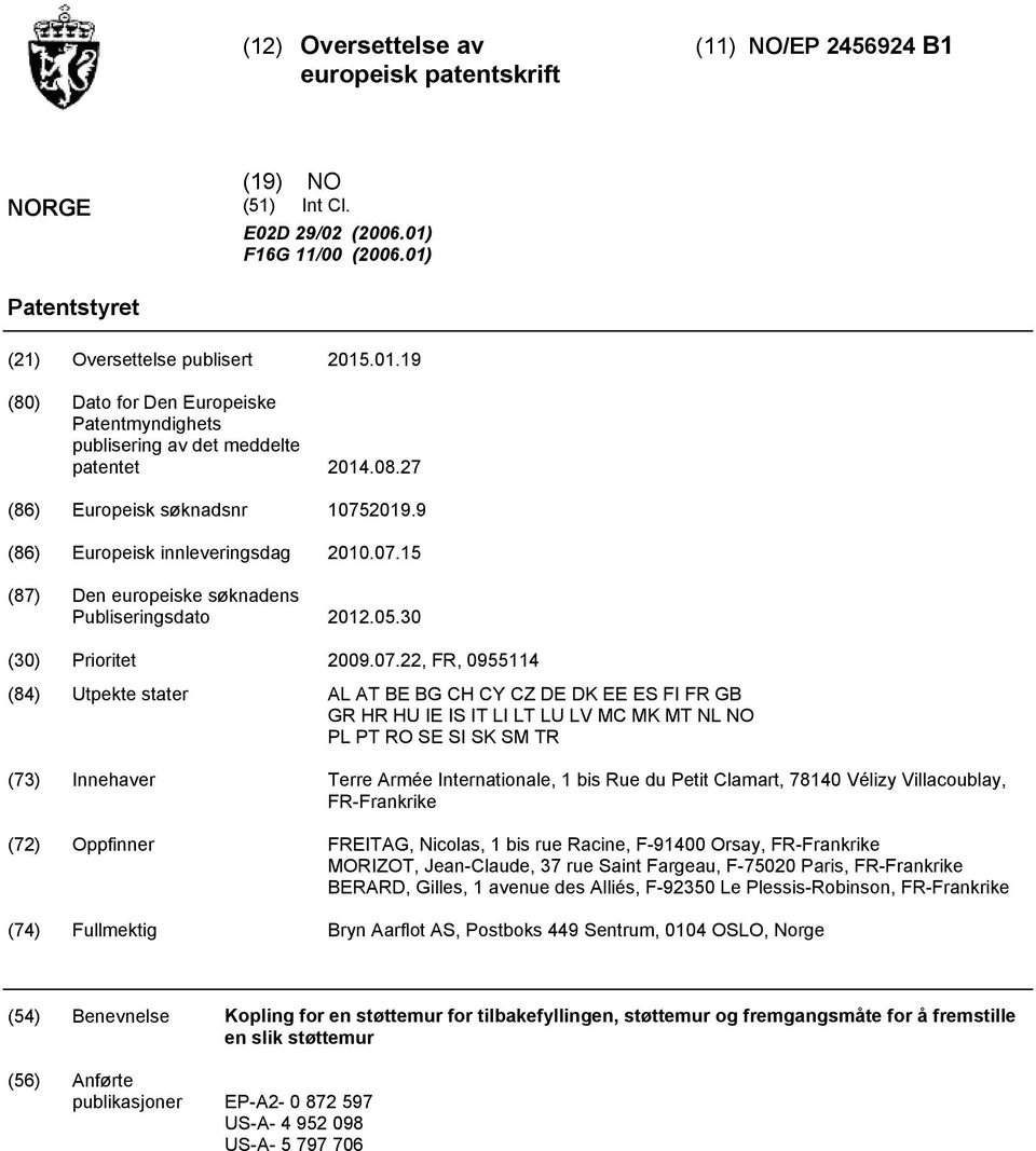 9 (86) Europeisk innleveringsdag 20.07.