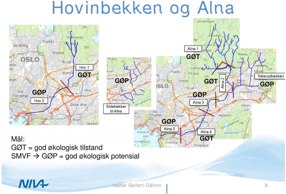 økologisk tilstand SMVF GØP = god