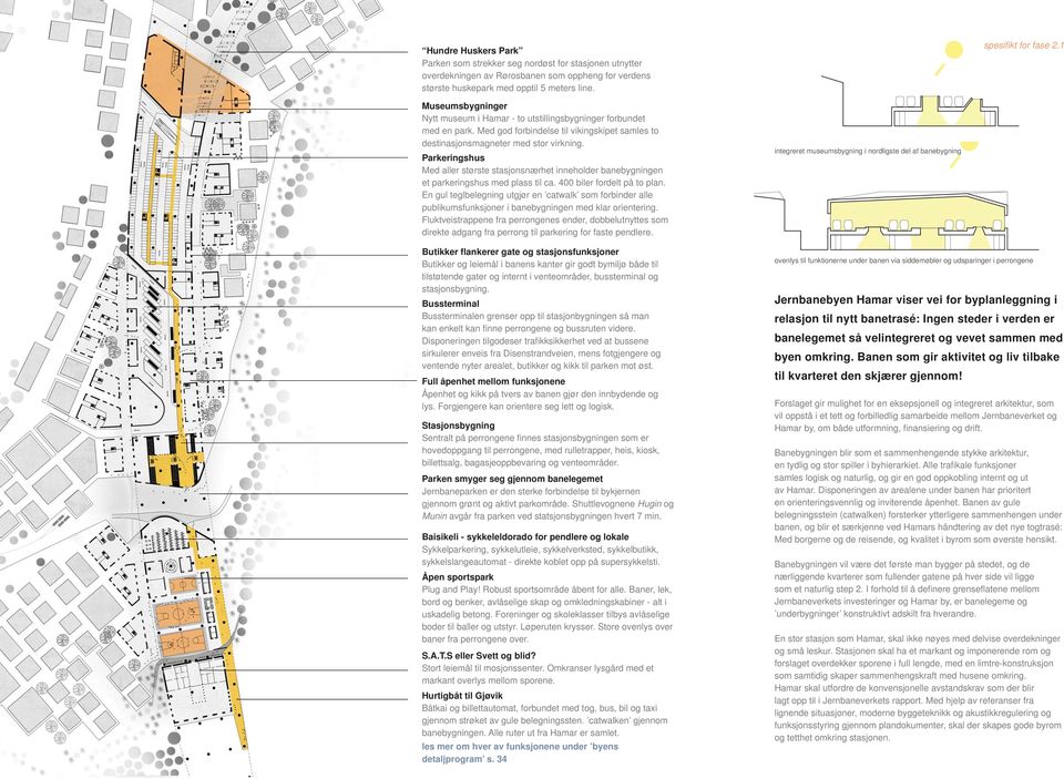 Parkeringshus Med aller største stasjonsnærhet inneholder banebygningen et parkeringshus med plass til ca. 400 biler fordelt på to plan.