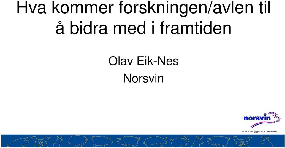 til å bidra med i