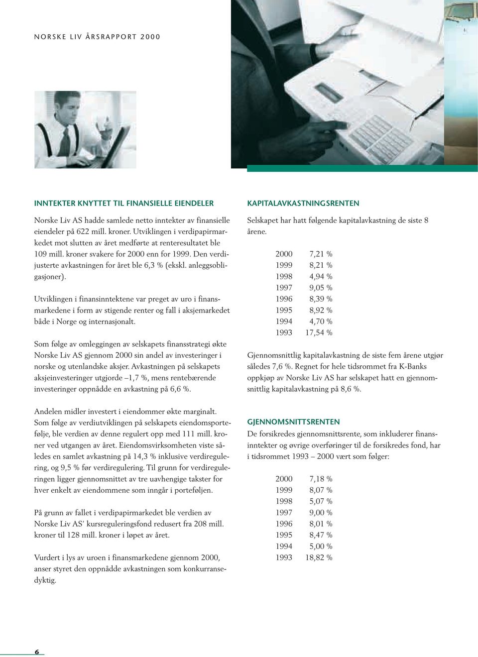 anleggsobligasjoner). Utviklingen i finansinntektene var preget av uro i finansmarkedene i form av stigende renter og fall i aksjemarkedet både i Norge og internasjonalt.