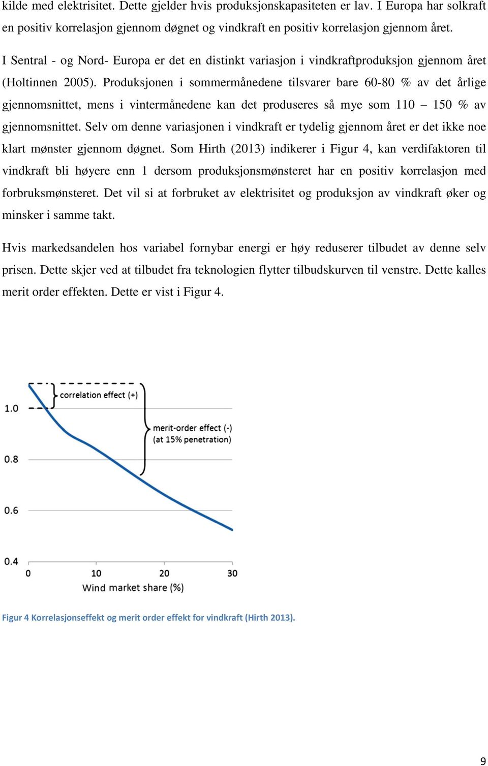 Produksjonen i sommermånedene tilsvarer bare 60-80 % av det årlige gjennomsnittet, mens i vintermånedene kan det produseres så mye som 110 150 % av gjennomsnittet.