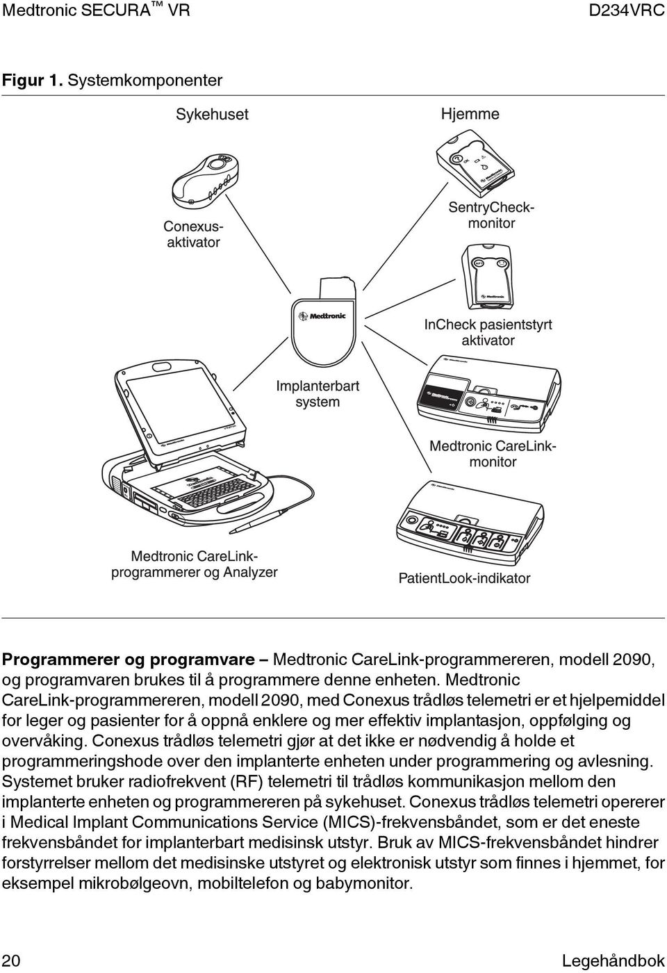 Conexus trådløs telemetri gjør at det ikke er nødvendig å holde et programmeringshode over den implanterte enheten under programmering og avlesning.