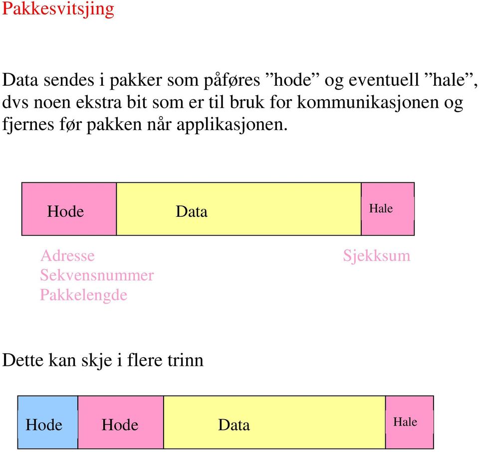 fjernes før pakken når applikasjonen.