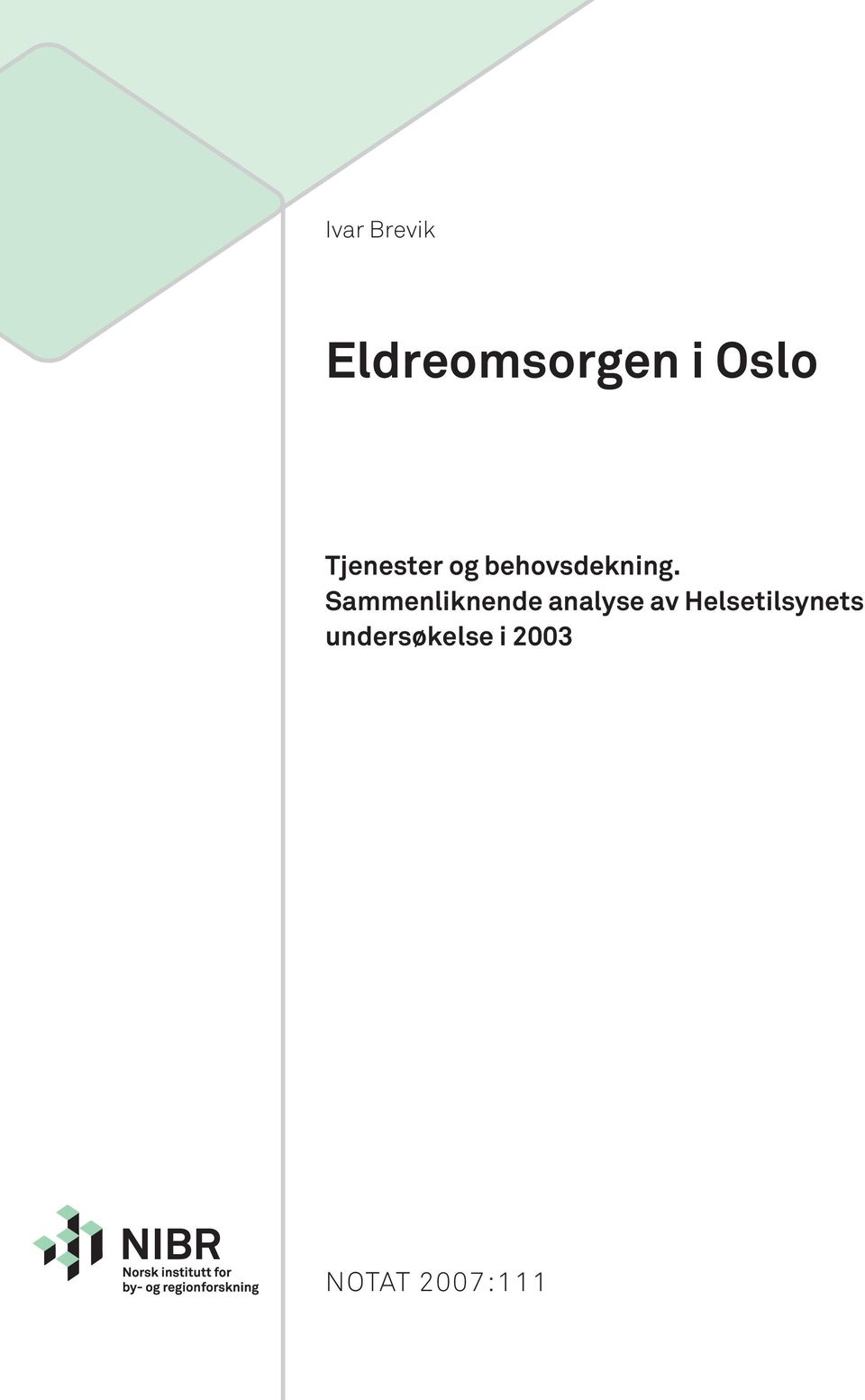 Sammenliknende analyse av