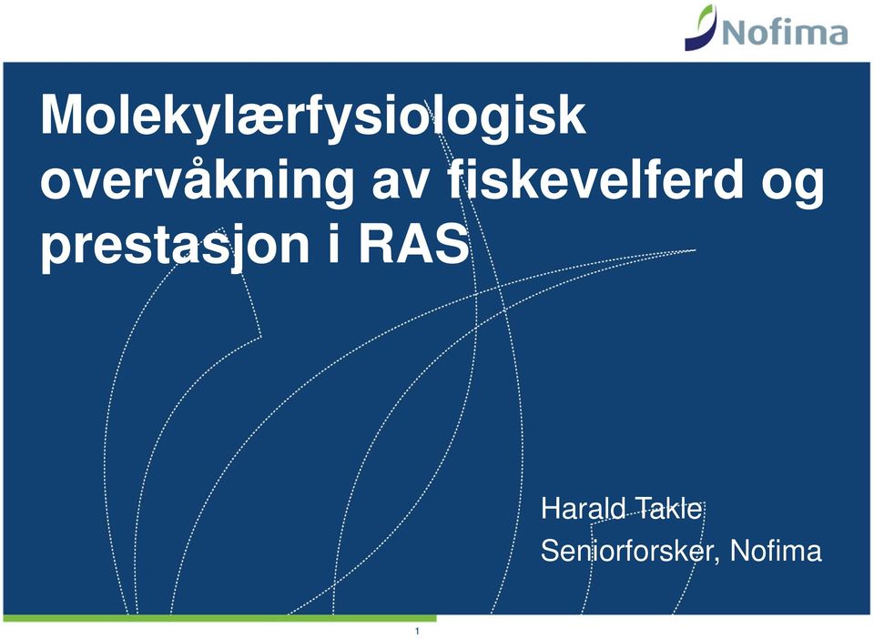 fiskevelferd og prestasjon