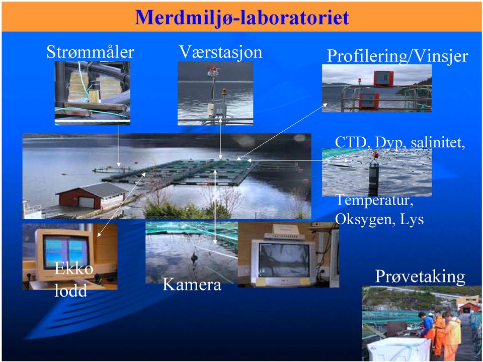 CTD, Dyp, salinitet, Temperatur,