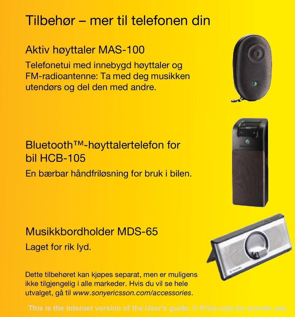 Bluetooth -høyttalertelefon for bil HCB-105 En bærbar håndfriløsning for bruk i bilen.