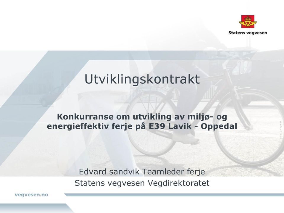 ferje på E39 Lavik - Oppedal Edvard