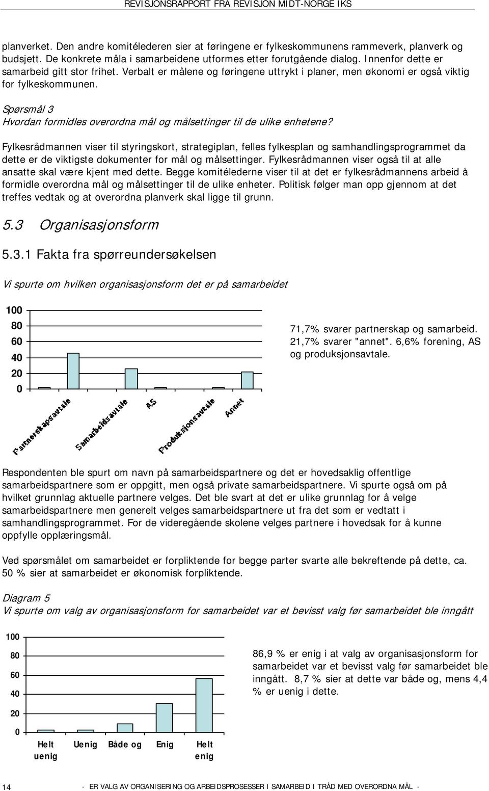 Spørsmål 3 Hvordan formidles overordna mål og målsettinger til de ulike enhetene?