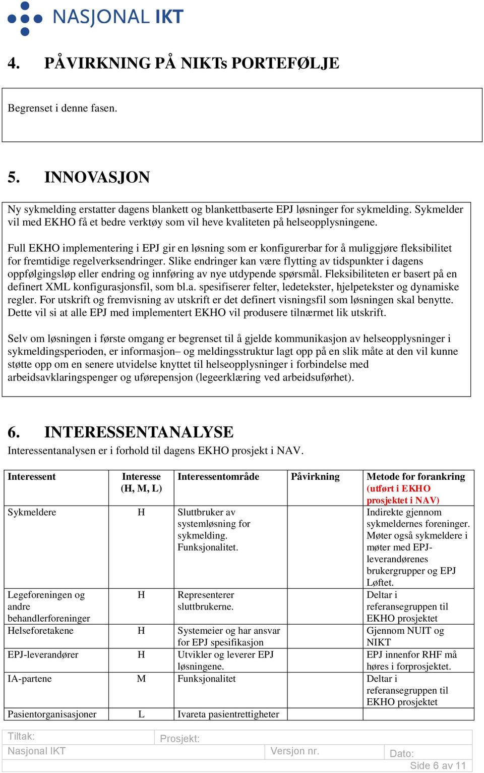 Full EKHO implementering i EPJ gir en løsning som er konfigurerbar for å muliggjøre fleksibilitet for fremtidige regelverksendringer.