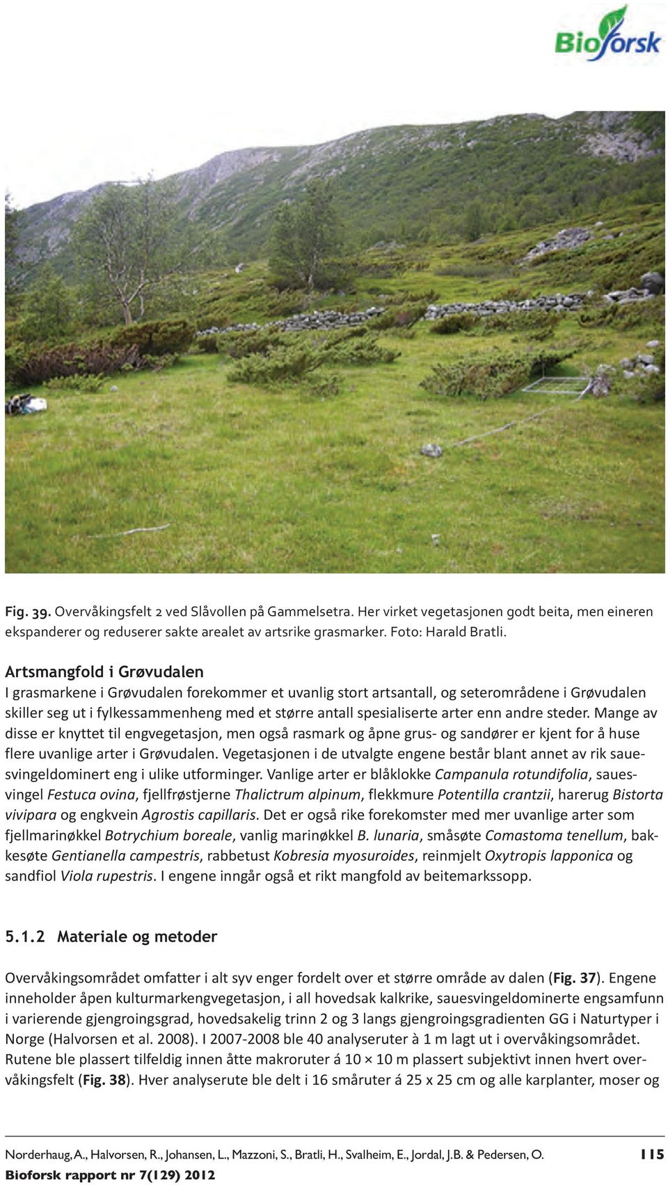 enn andre steder. Mange av disse er knyttet til engvegetasjon, men også rasmark og åpne grus- og sandører er kjent for å huse flere uvanlige arter i Grøvudalen.