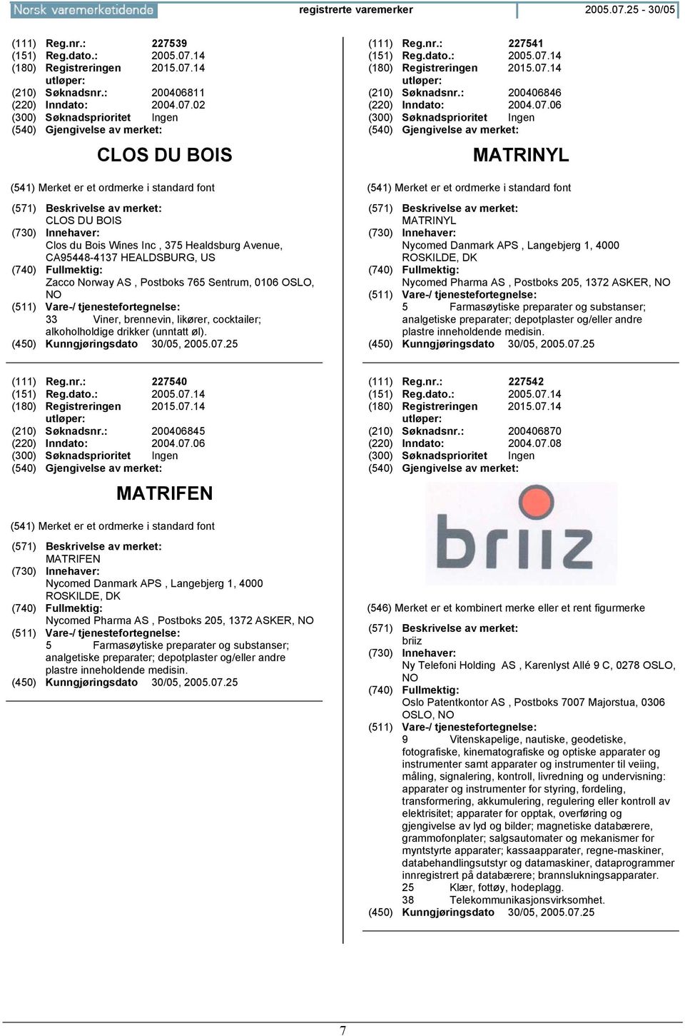 14 (210) Søknadsnr.: 200406811 (220) Inndato: 2004.07.