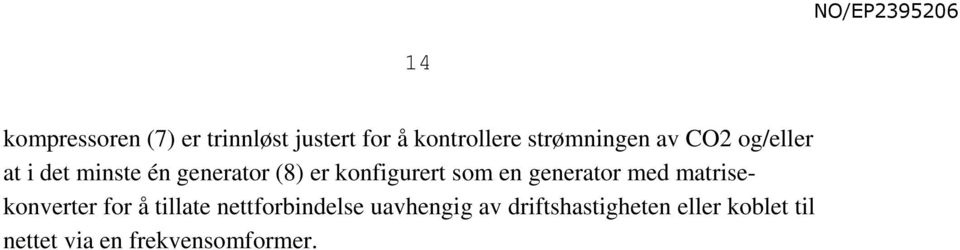 generator med matrisekonverter for å tillate nettforbindelse uavhengig