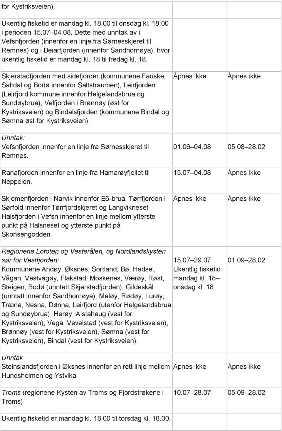 til fredag kl. 18.