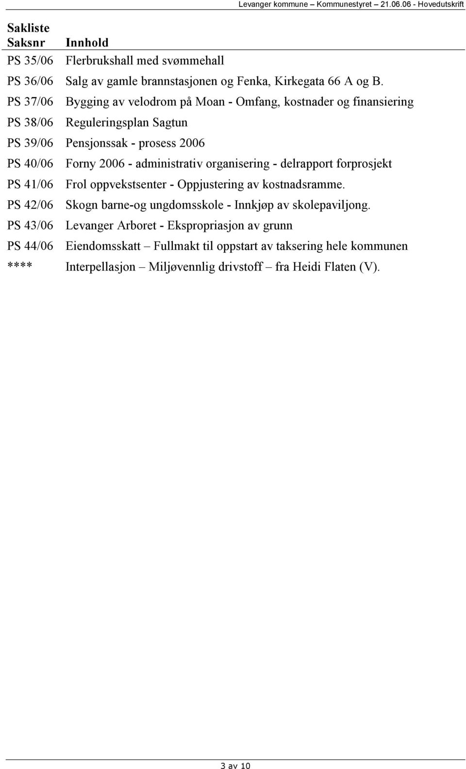 administrativ organisering - delrapport forprosjekt PS 41/06 Frol oppvekstsenter - Oppjustering av kostnadsramme.