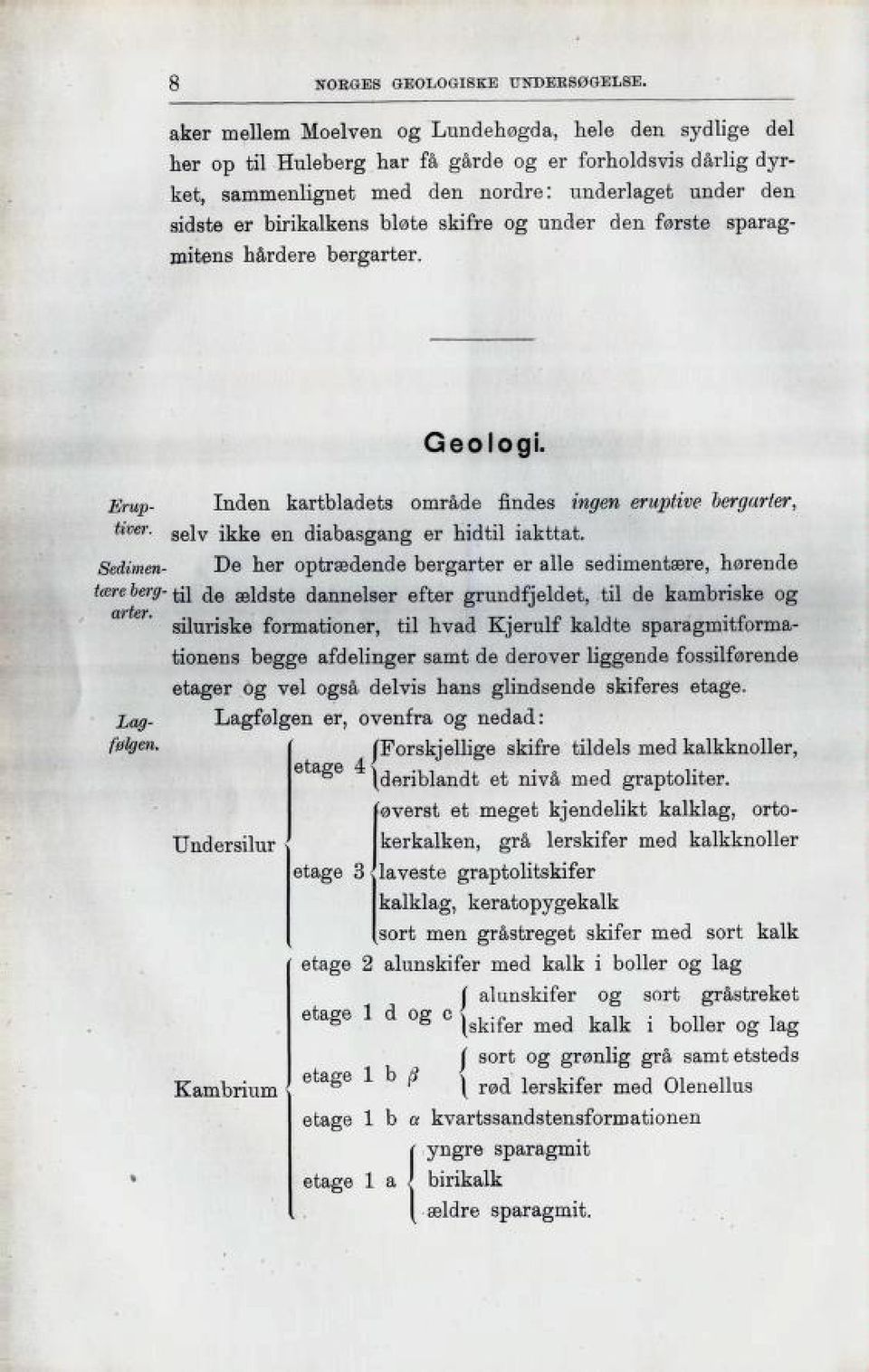 bløte skifre og under den første sparag mitens hårdere bergarter. Erup Uver. Sedimen tære berg arter. Lag følgen, Qsologi.