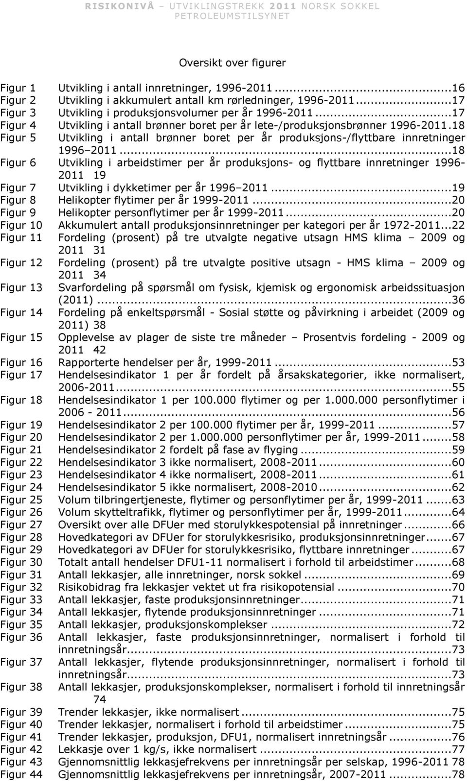 18 Figur 5 Utvikling i antall brønner boret per år produksjons-/flyttbare innretninger 1996 2011.