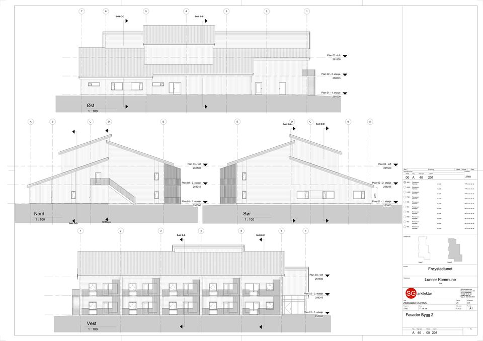 261500 00 40 201 Plan 02-2. etasje 258245 Plan 02-2.