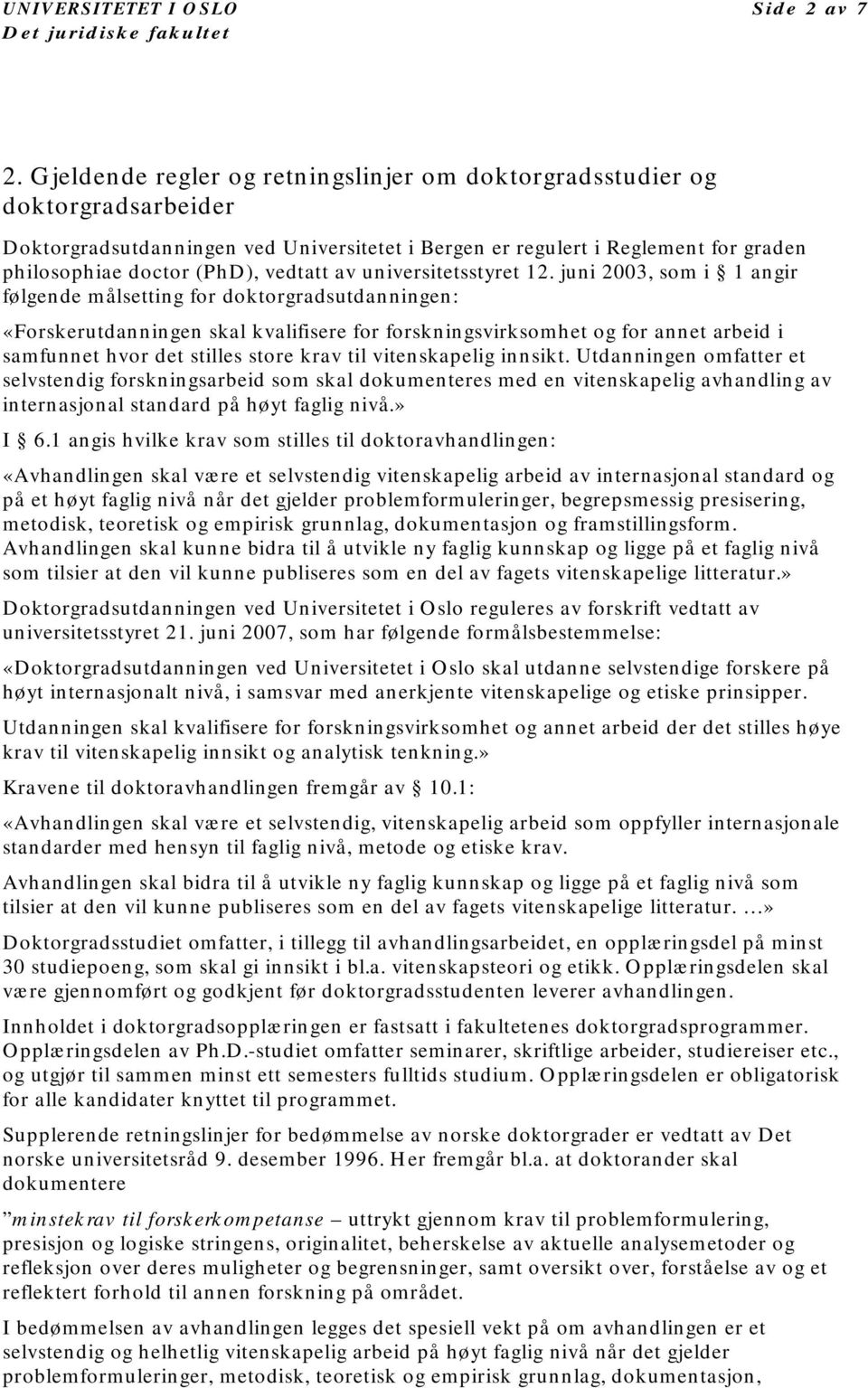 av universitetsstyret 12.