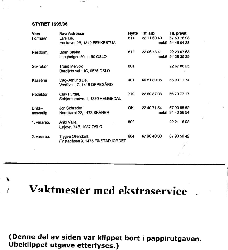 1, 1380 HEGGEDAL Jon Schrøder Nordlifaret 22,1473 SKÅRER 612 22 06 73 41 mobil 22 29 07 63 94 38 35 39 801 22 67 86 25 401 66 81 89 05 66 99 11 74 710 22 69 37 03 66 79 7717 OK 22 40 71 54 mobil 67