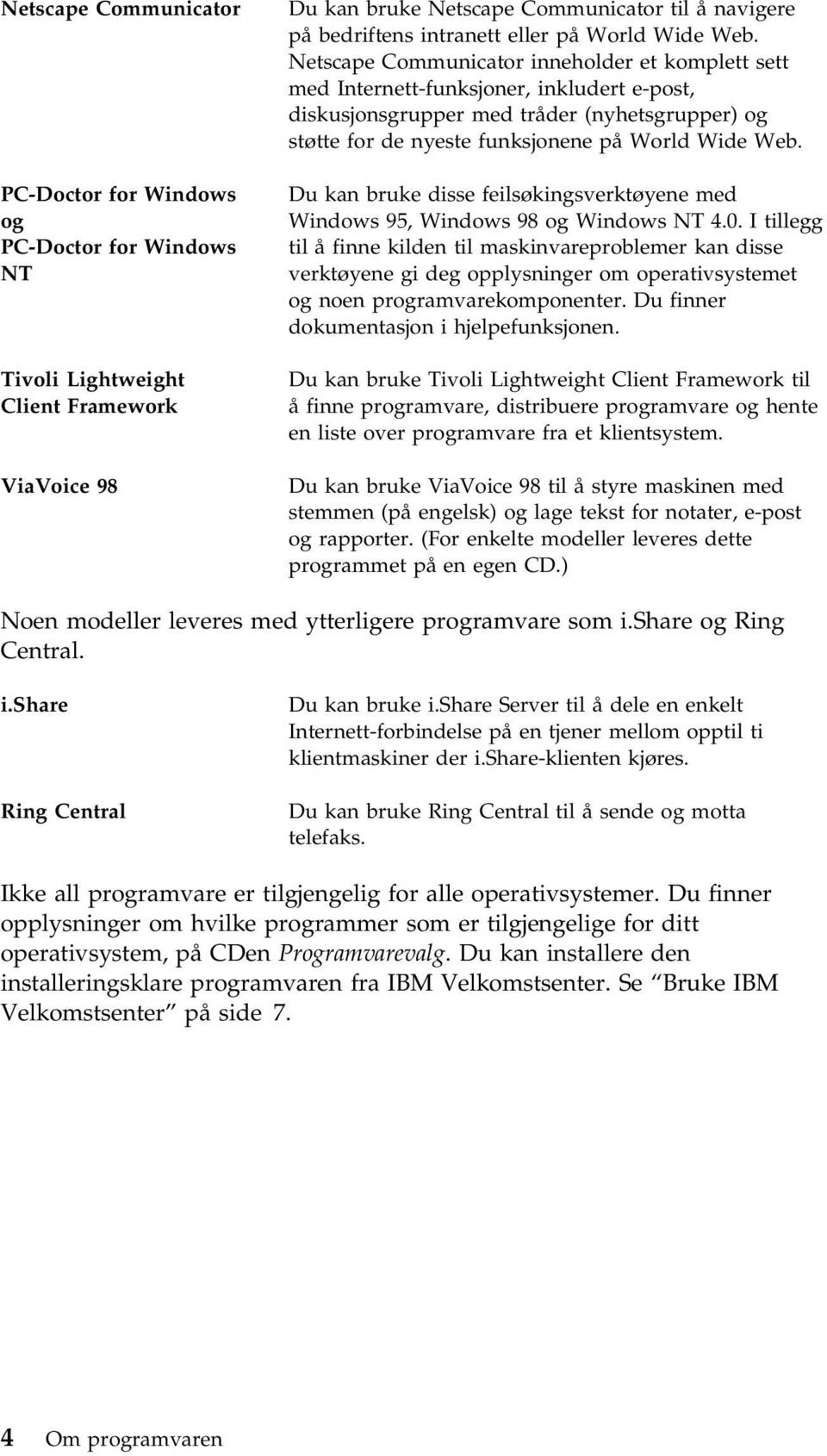 Netscape Communicator inneholder et komplett sett med Internett-funksjoner, inkludert e-post, diskusjonsgrupper med tråder (nyhetsgrupper) og støtte for de nyeste funksjonene  Du kan bruke disse