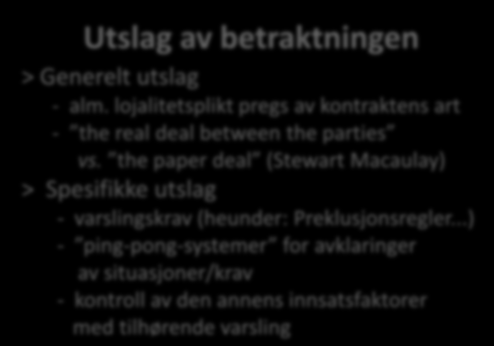 Trend i tiden - Det entrepriseretlige hjemmelsproblem modsætningsforhold eller fællesskab? Ole Hansen, Kbh. Universitet - Partnering etc. [-... og konkursretten følger opp.