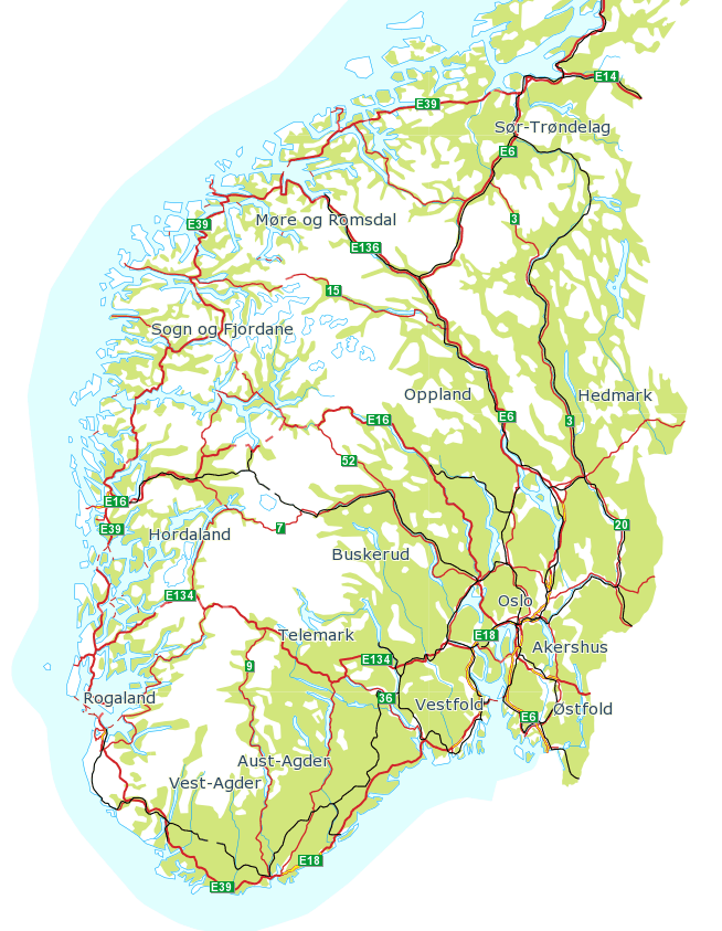 10 Videreutvikling av skredrisikomodell Rv. 70 Oppdøølsstranda Fv.