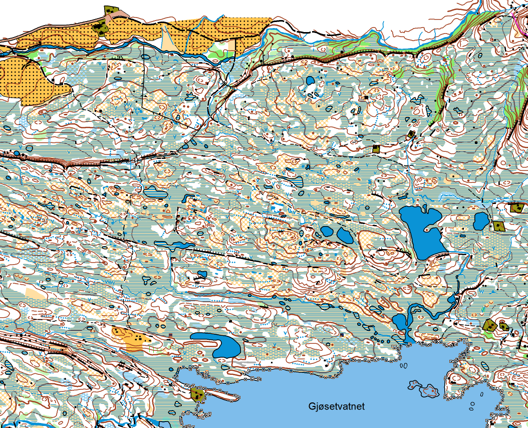 Til NM-Ultralangdistanse trykker vi kart med løyper i det antall som trengst til mesterskapet, pluss nokre hundre eksemplar utan løypetrykk.