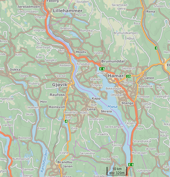 Årsyngelandel Lenaelva Oppgangsdata fra trappa i Åsdammen