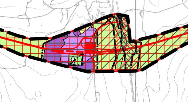 omkøyring ved ulukker og vedlikehald på E134. Innan bandlagt område på Nerheim kan det ikkje gjerast tiltak som kan gjere planlegging og utbygging av E134 vanskelegare eller dyrare.