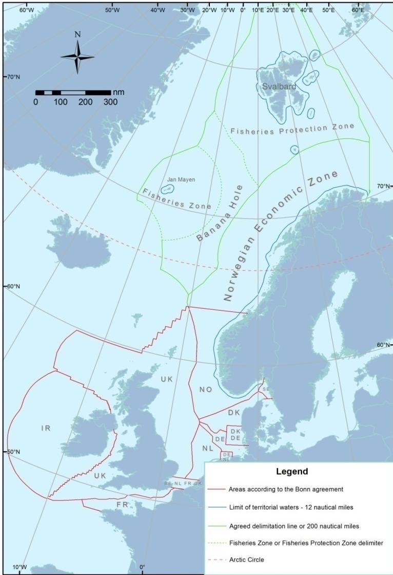 Bjørnøya SMS innenfor 12 nm (Svalbard) Kystverket utenfor