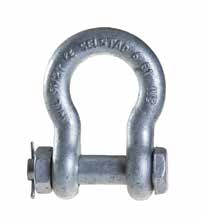 Sjakler / Shackles Sjakler / Shackles H-SJAKKEL, SELSTAD H-Shacle, Selstad GREENPIN D-SJAKKEL, BOLT OG MUTTER Greenpin shacle, D with safety bolt VARE NR WLL DIMENSJON A B C D E TONN SIZE MM MM MM MM