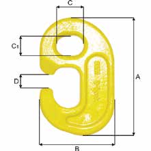 Kroker / Hooks Kroker / Hooks LASTEKROK M/SVIVEL YSW G-KROK, BOSS Eye Swivel Hook YSW G-Hook, Boss VARE NR TYPE WLL VEKT TYPE 4 : 1 K P B A D T H WEIGHT TON MM MM MM MM MM MM MM KG 7518YSW10 10 3.