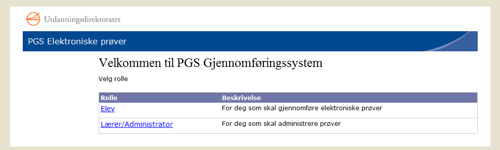 2.9.1 Følgje med på prøvegjennomføring og sjå elevsvar Etter pålogginga kjem du inn i skjermbiletet «Kandidatmonitor».