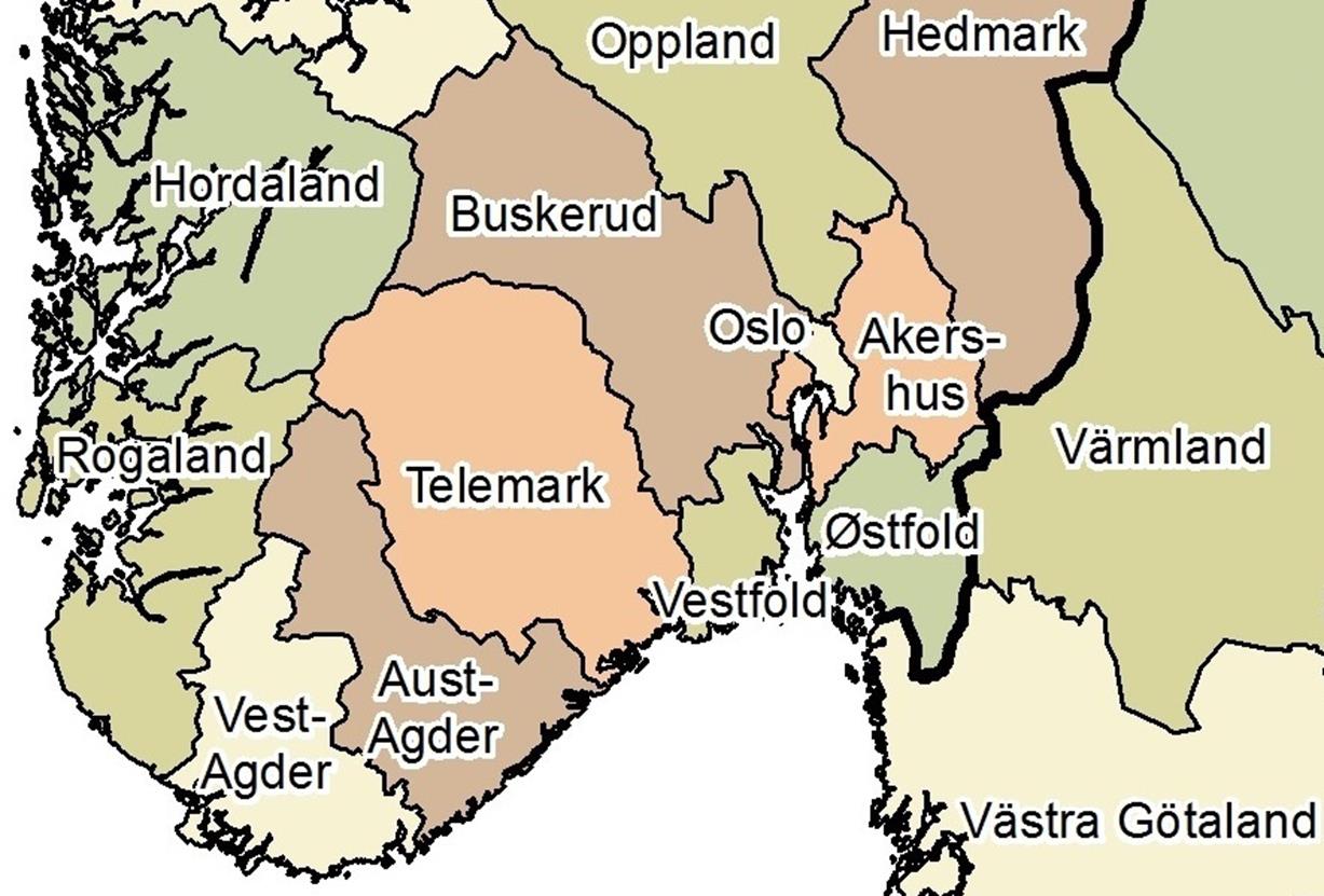 Akershus, Østfold