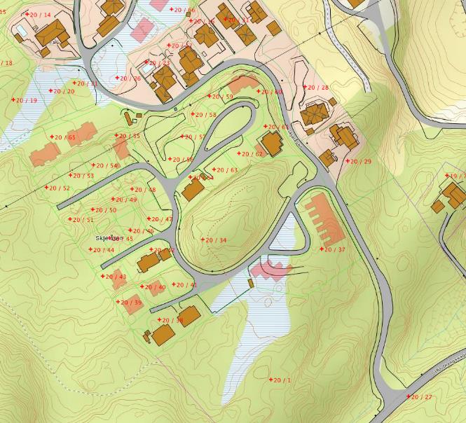 Deres ref.: Vår ref.: Ard16043 Bergen: 05.10.16 VARSEL OM MINDRE ENDRING/ REGULERINGSENDRING AV PLANID 20050101 SKJELÅSEN, DRANGE, GNR. 20 BNR.